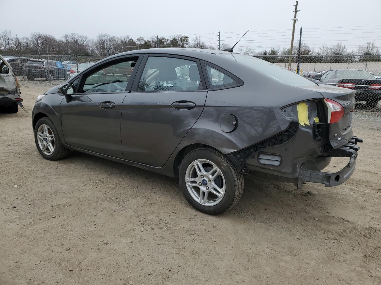 2017 Ford Fiesta VIN 3FADP4BJ0HM155768 Copart auction photo, rear end damage thumbnail 2