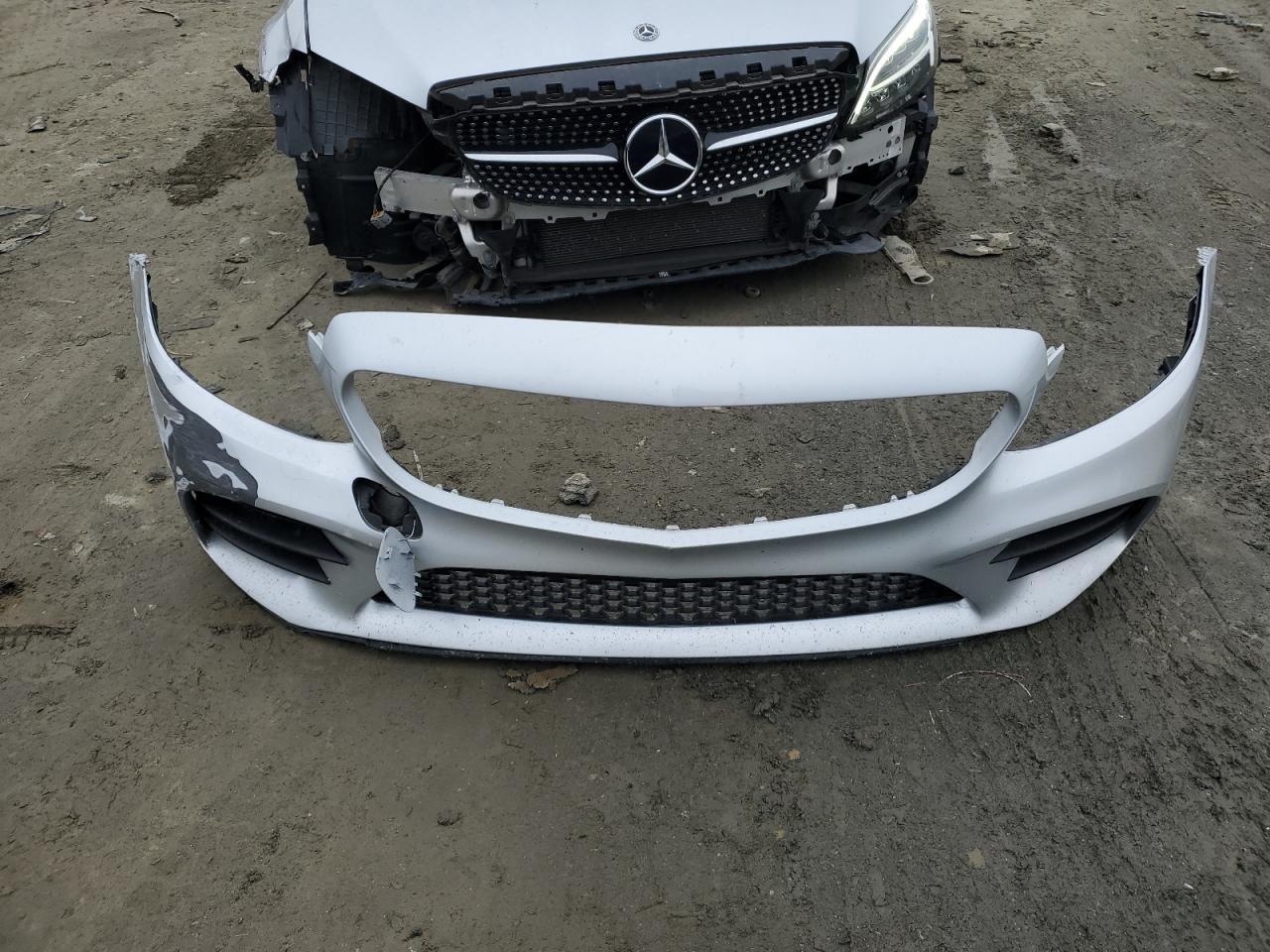 2019 Mercedes-Benz C-klasse VIN 55SWF8DB2KU321091 Copart auction photo, front end / rear end damage thumbnail 12