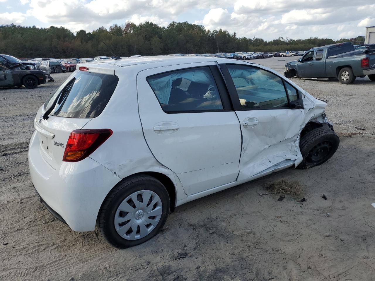 2017 Toyota Yaris VIN VNKKTUD35HA084972 Copart auction photo, all over damage thumbnail 3