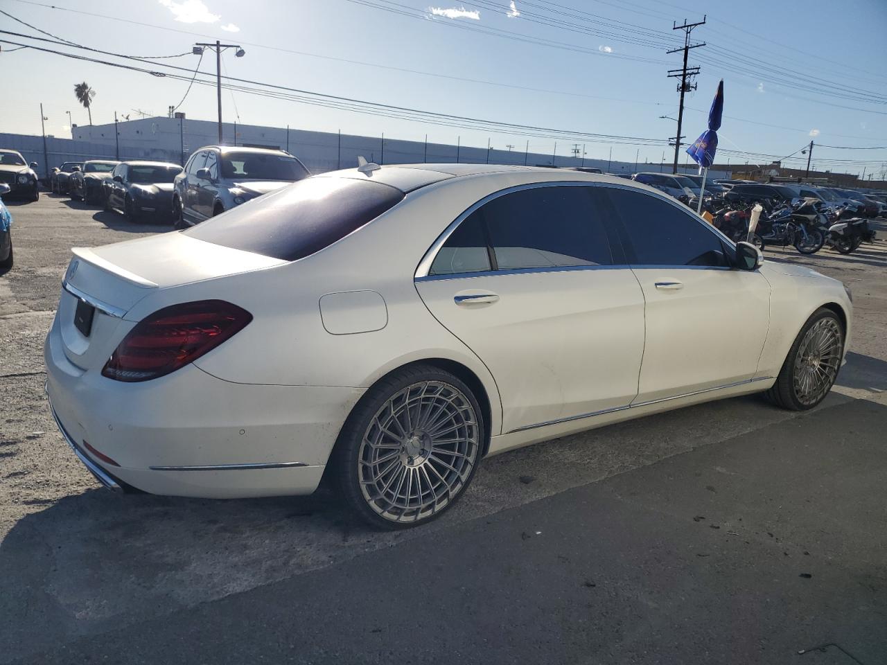 2020 Mercedes-Benz S-klasse VIN W1KUG6GB8LA528381 Copart auction photo, water/flood damage thumbnail 3