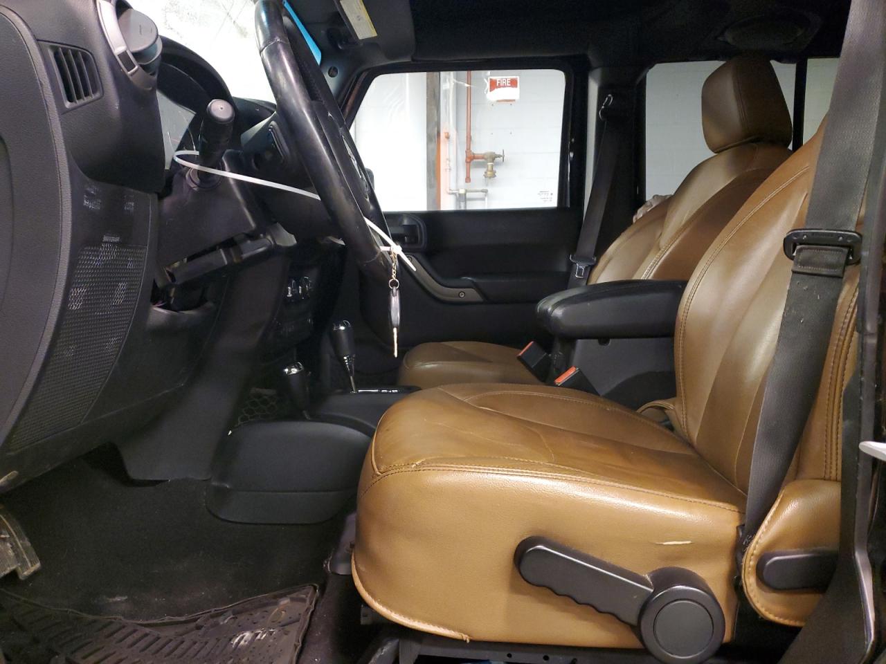 2013 Jeep Wrangler VIN 1C4HJWEG6DL602530 Copart auction photo, side damage thumbnail 7