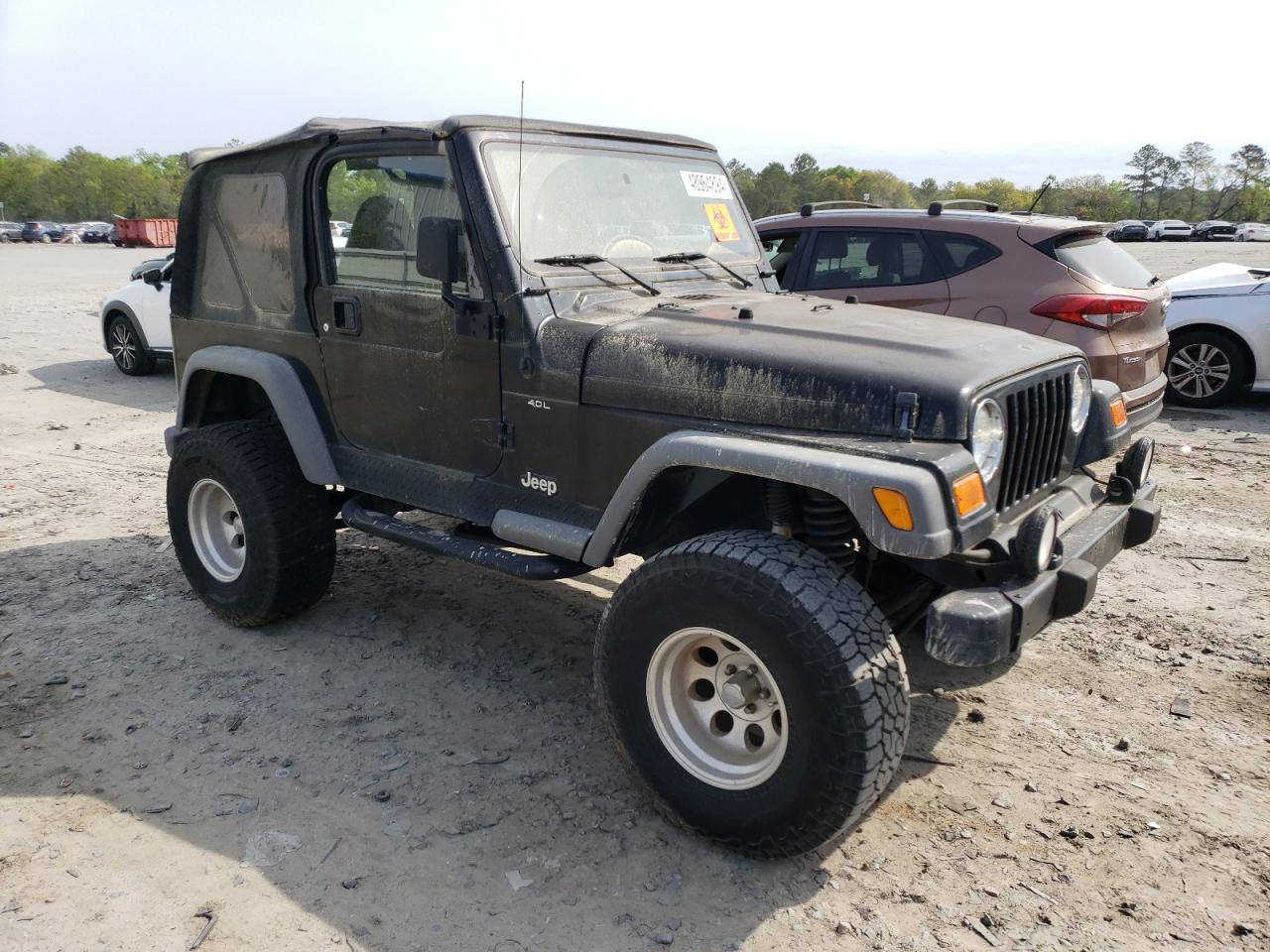 2000 Jeep Wrangler VIN 1J4FA49S9YP786493 Copart auction photo, rear end damage thumbnail 4