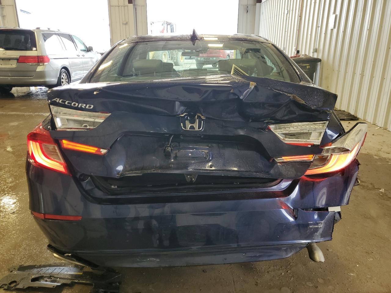 2019 Honda Accord VIN 1HGCV1F45KA055766 Copart auction photo, rear end damage thumbnail 6