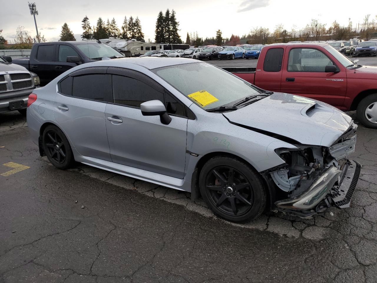 2015 Subaru WRX VIN JF1VA1A64F9821494 Copart auction photo, front end damage thumbnail 4