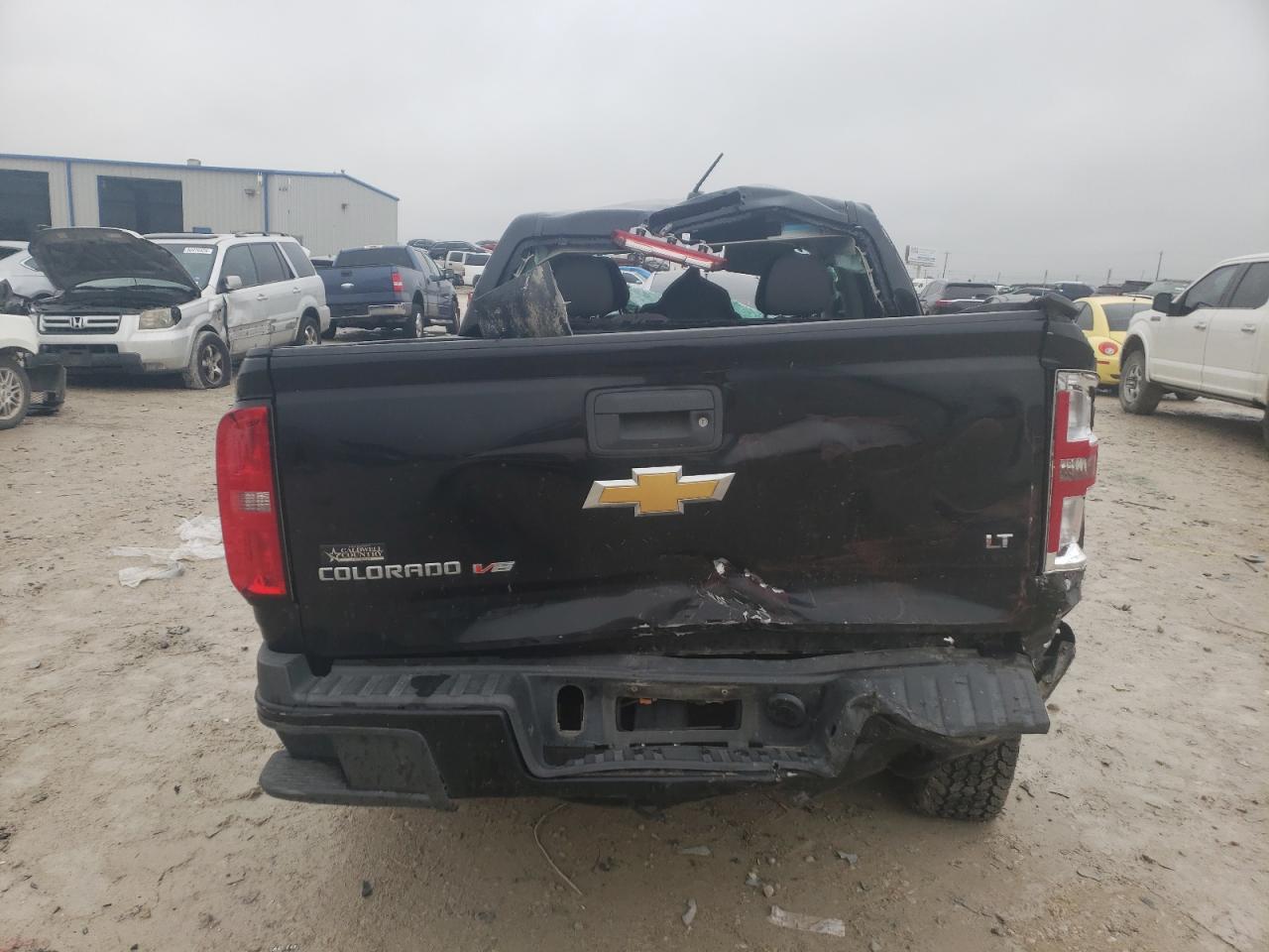 2020 Chevrolet Colorado VIN 1GCGTCENXL1190366 Copart auction photo, all over damage thumbnail 6