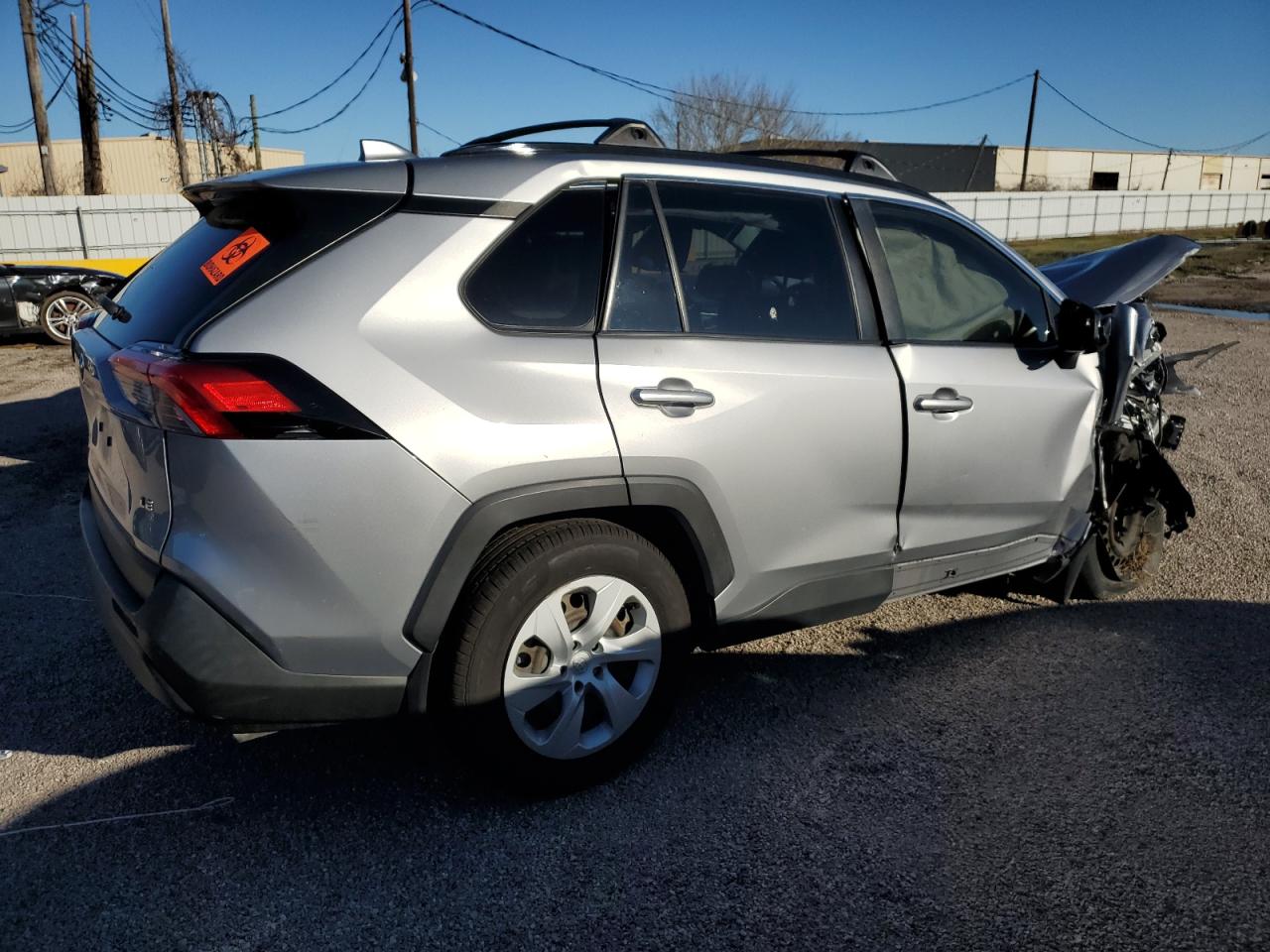 2019 Toyota RAV 4 VIN JTMH1RFV1KD016971 Copart auction photo, front end / side damage thumbnail 3