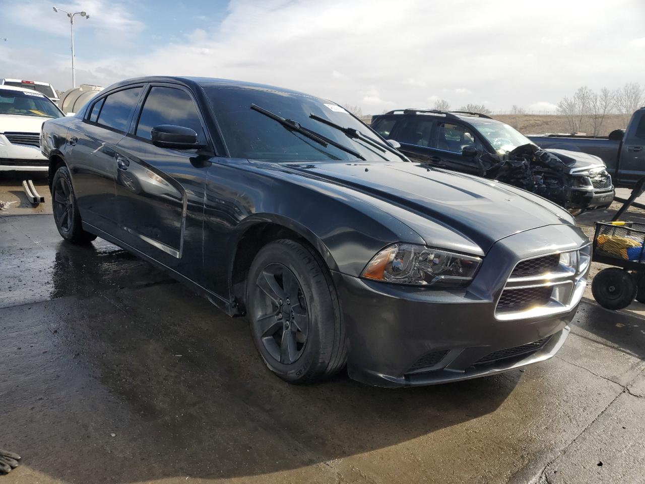 2013 Dodge Charger VIN 2C3CDXBG5DH681122 Copart auction photo, rear end damage thumbnail 4