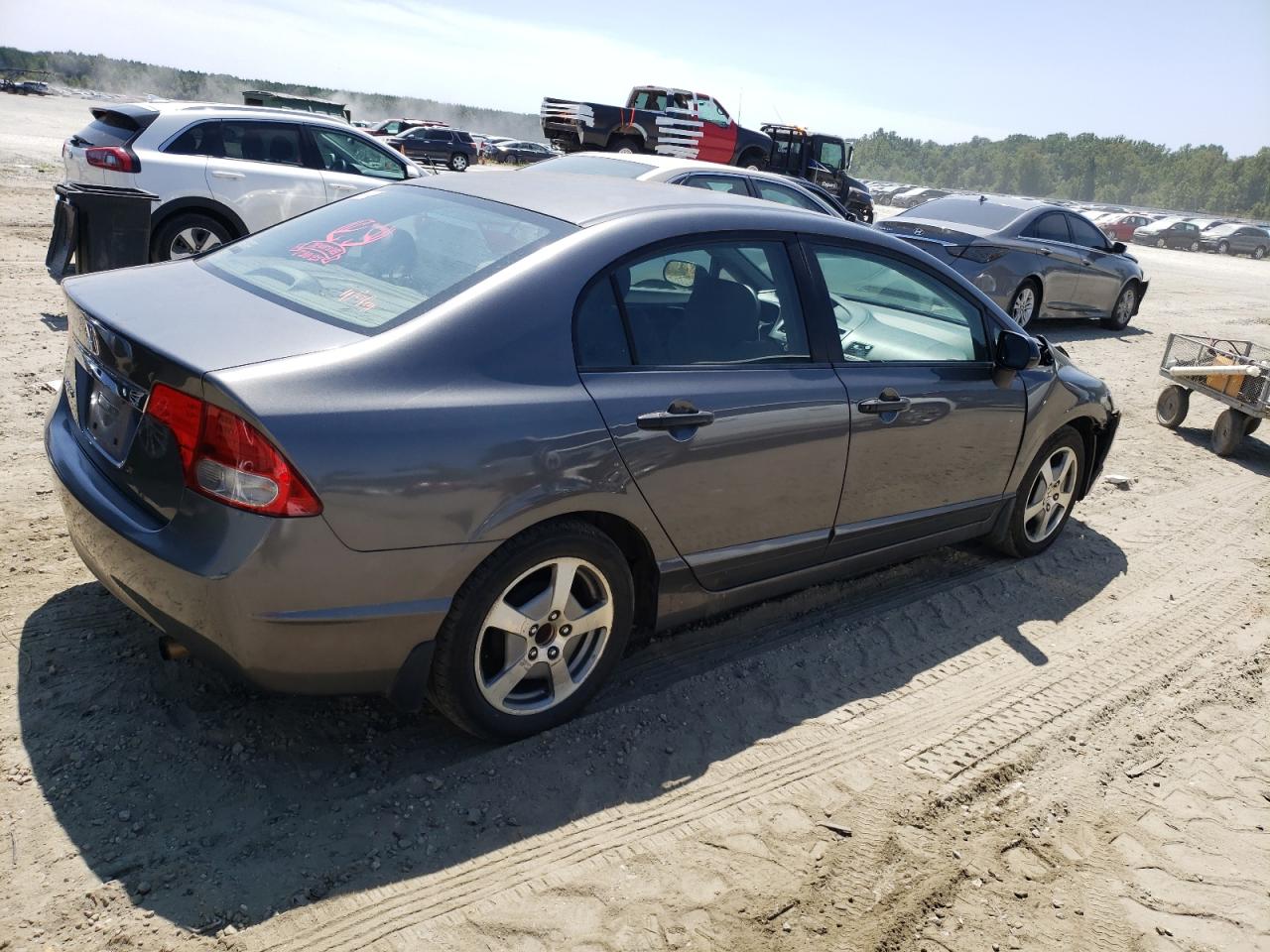 2009 Honda Civic VIN 2HGFA16329H347869 Copart auction photo, front end damage thumbnail 3