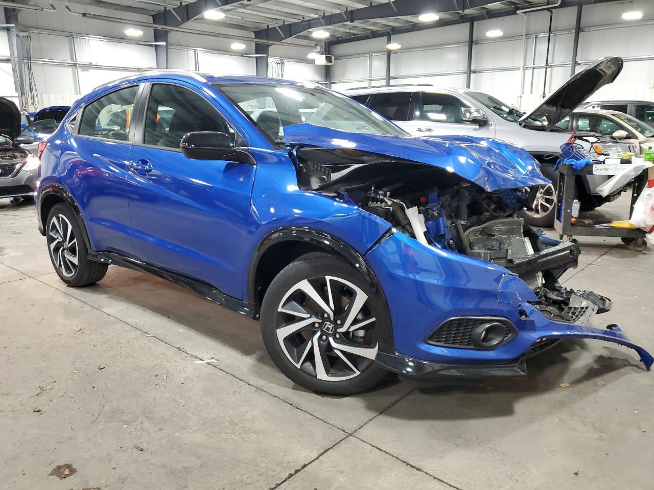 2020 Honda HR-V VIN 3CZRU6H14LM721090 Copart auction photo, front end damage thumbnail 4