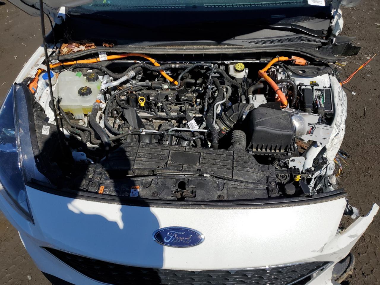 2022 Ford Escape VIN 1FMCU0EZ9NUB74542 Copart auction photo, front end / side damage thumbnail 12
