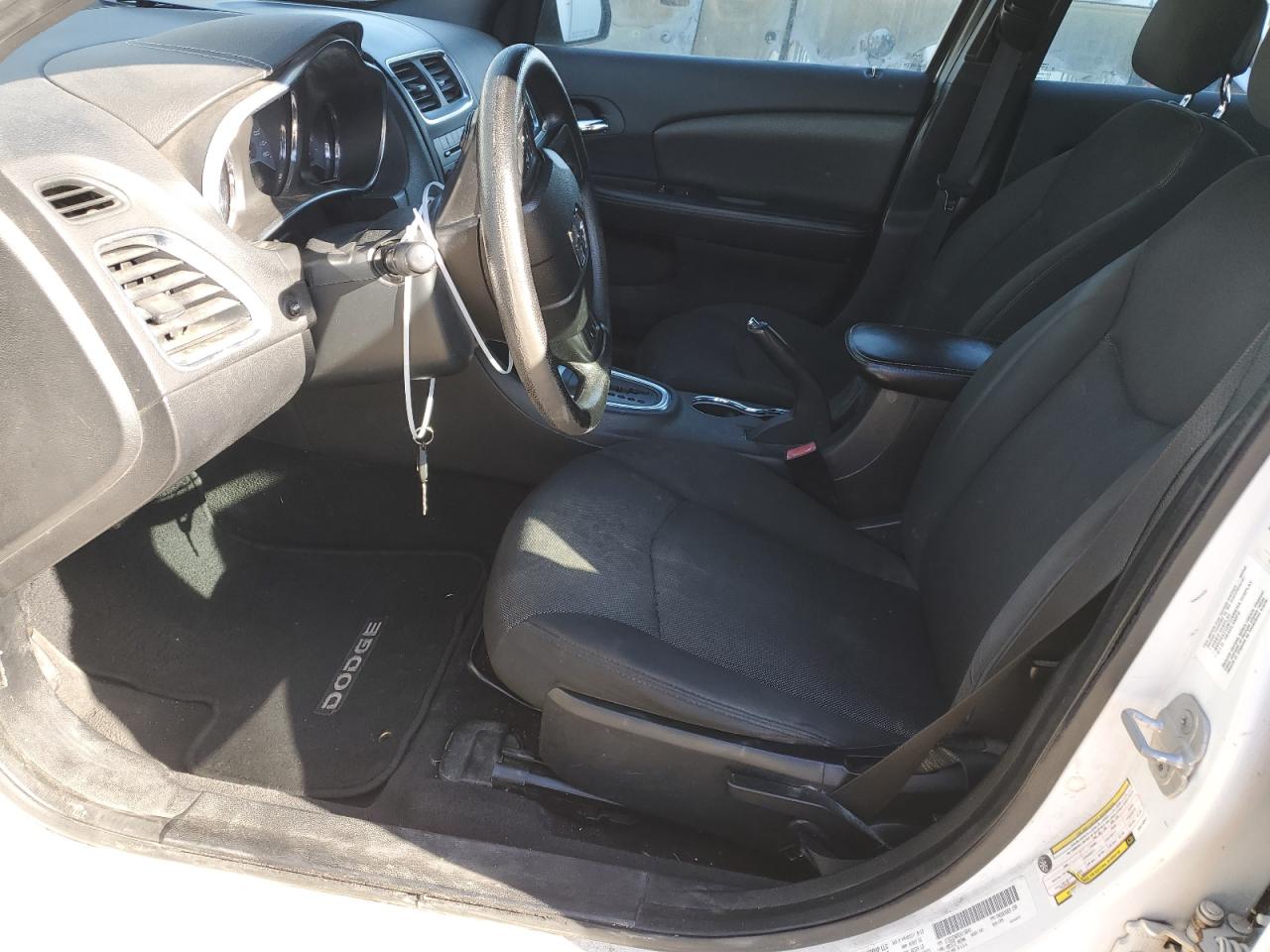 2014 Dodge Avenger VIN 1C3CDZAB5EN116041 Copart auction photo, front end damage thumbnail 7
