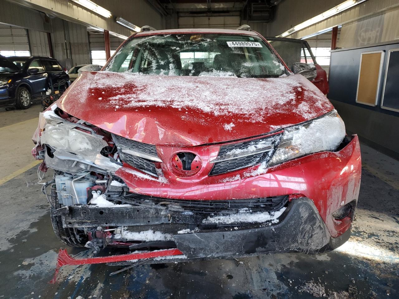 2013 Toyota RAV 4 VIN 2T3BFREV8DW097286 Copart auction photo, front end / side damage thumbnail 5