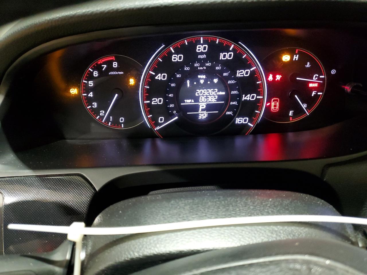 2014 Honda Accord VIN 1HGCR2F58EA186777 Copart auction photo, front end damage thumbnail 9