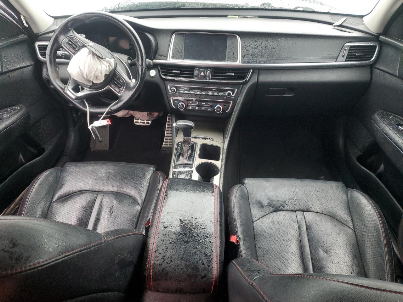 2016 KIA Optima VIN 5XXGW4L21GG085716 Copart auction photo, front end / side damage thumbnail 8