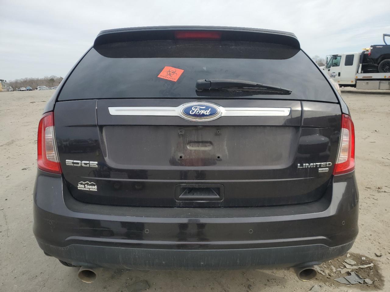2013 Ford Edge VIN 2FMDK4KC7DBC50037 Copart auction photo, front end / side damage thumbnail 6