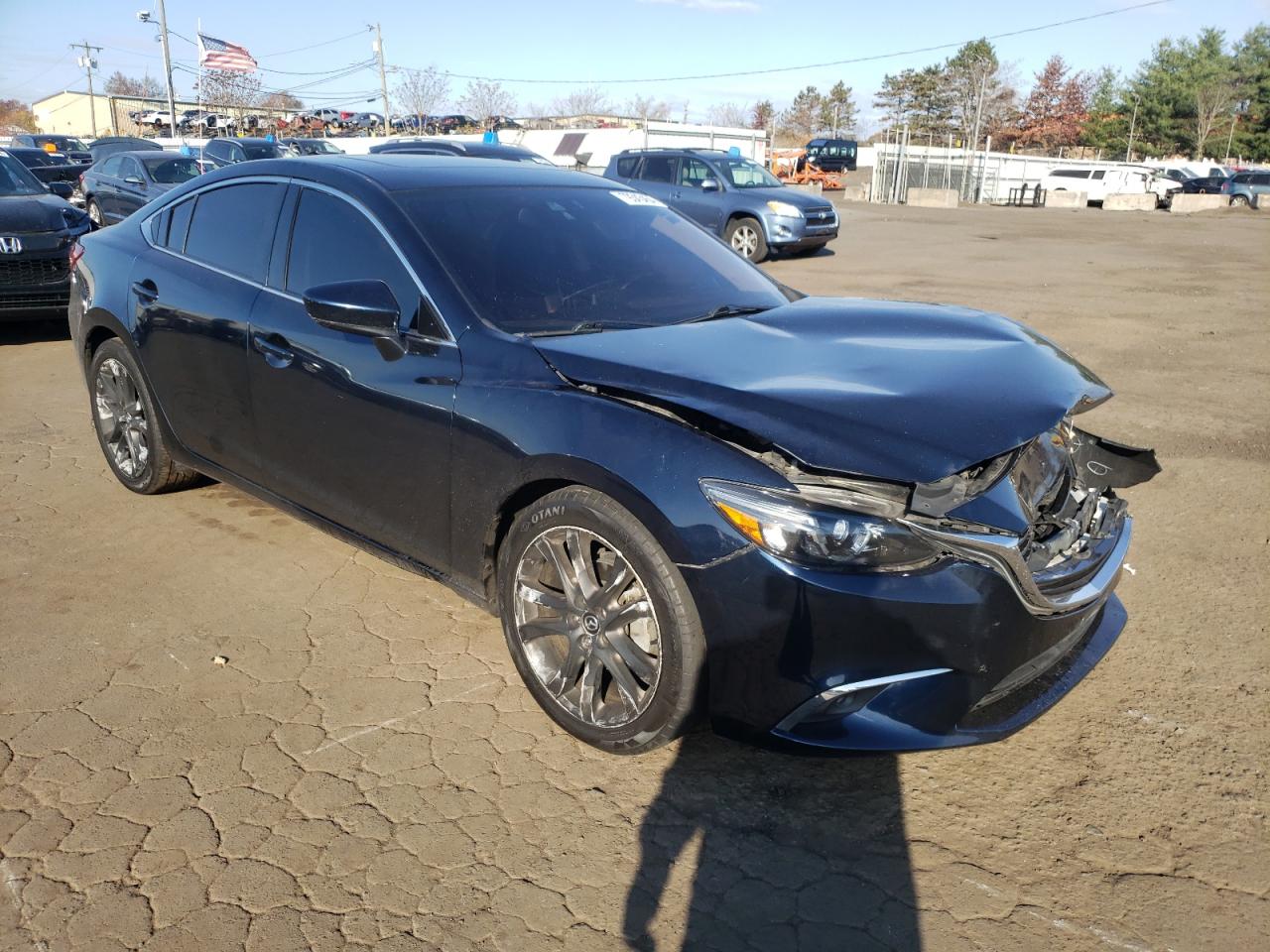 2016 Mazda 6 VIN JM1GJ1W59G1440386 Copart auction photo, front end / minor dent/scratches damage thumbnail 4