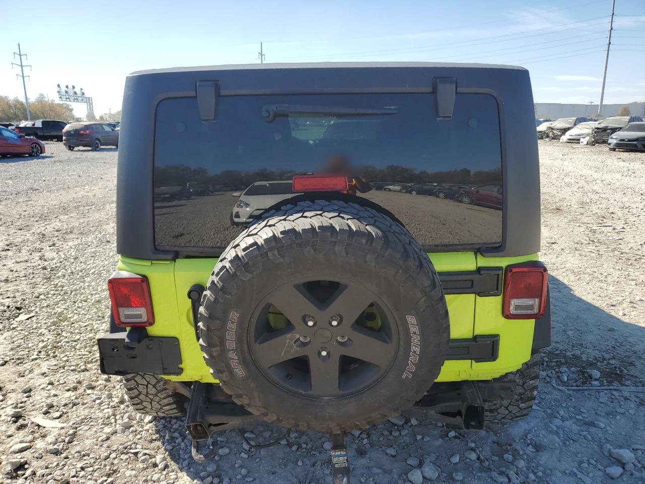 2017 Jeep Wrangler VIN 1C4BJWDG8HL527620 Copart auction photo, rear end damage thumbnail 6