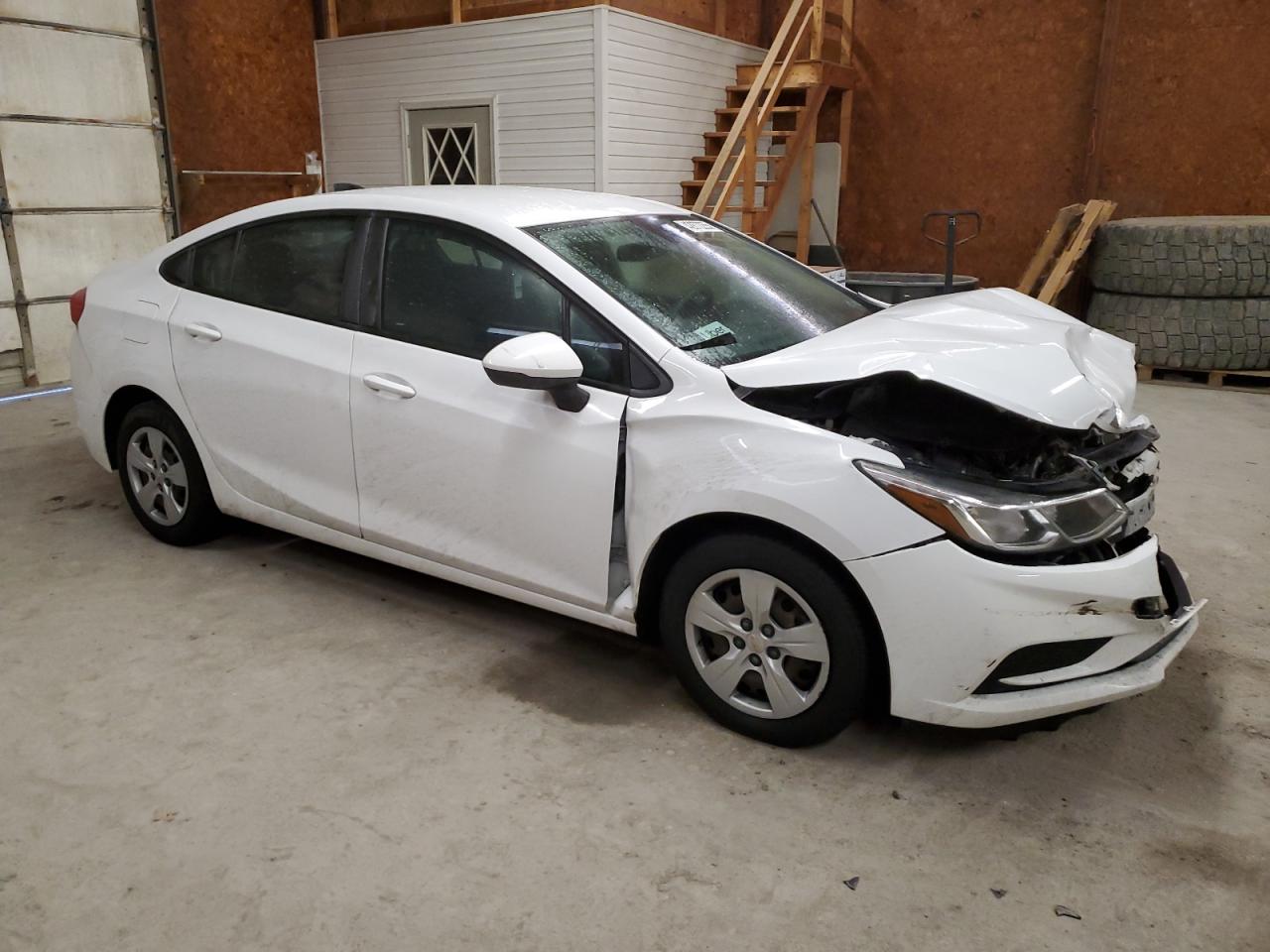 2018 Chevrolet Cruze VIN 1G1BC5SM8J7230092 Copart auction photo, front end damage thumbnail 4