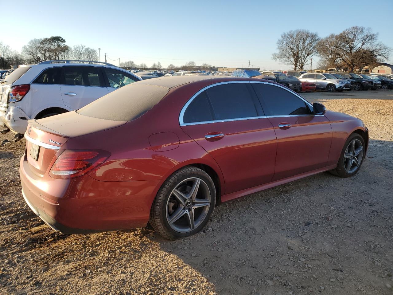2018 Mercedes-Benz E-klasse VIN WDDZF4KB6JA341514 Copart auction photo, front end / undercarriage damage thumbnail 3