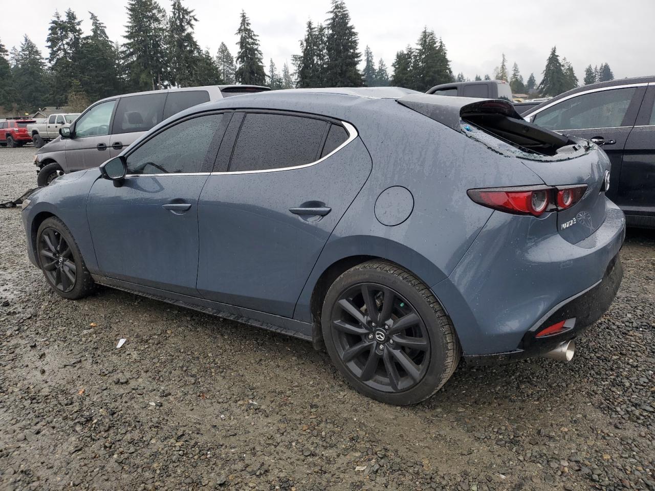 2021 Mazda 3 VIN JM1BPAML3M1332397 Copart auction photo, top/roof damage thumbnail 2
