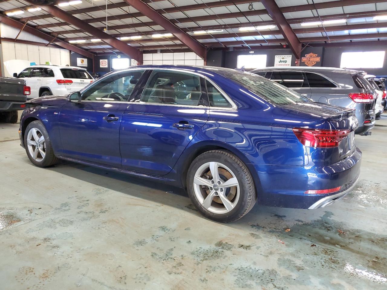 2019 Audi A4 VIN WAUDNAF44KA101930 Copart auction photo, front end / minor dent/scratches damage thumbnail 2