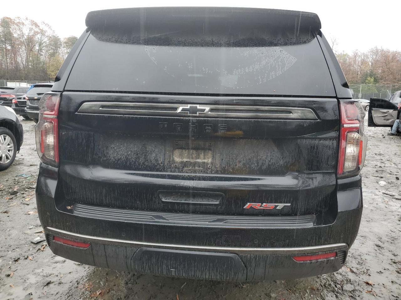 2022 Chevrolet Tahoe VIN 1GNSKRKD7NR208703 Copart auction photo, front end / side damage thumbnail 6