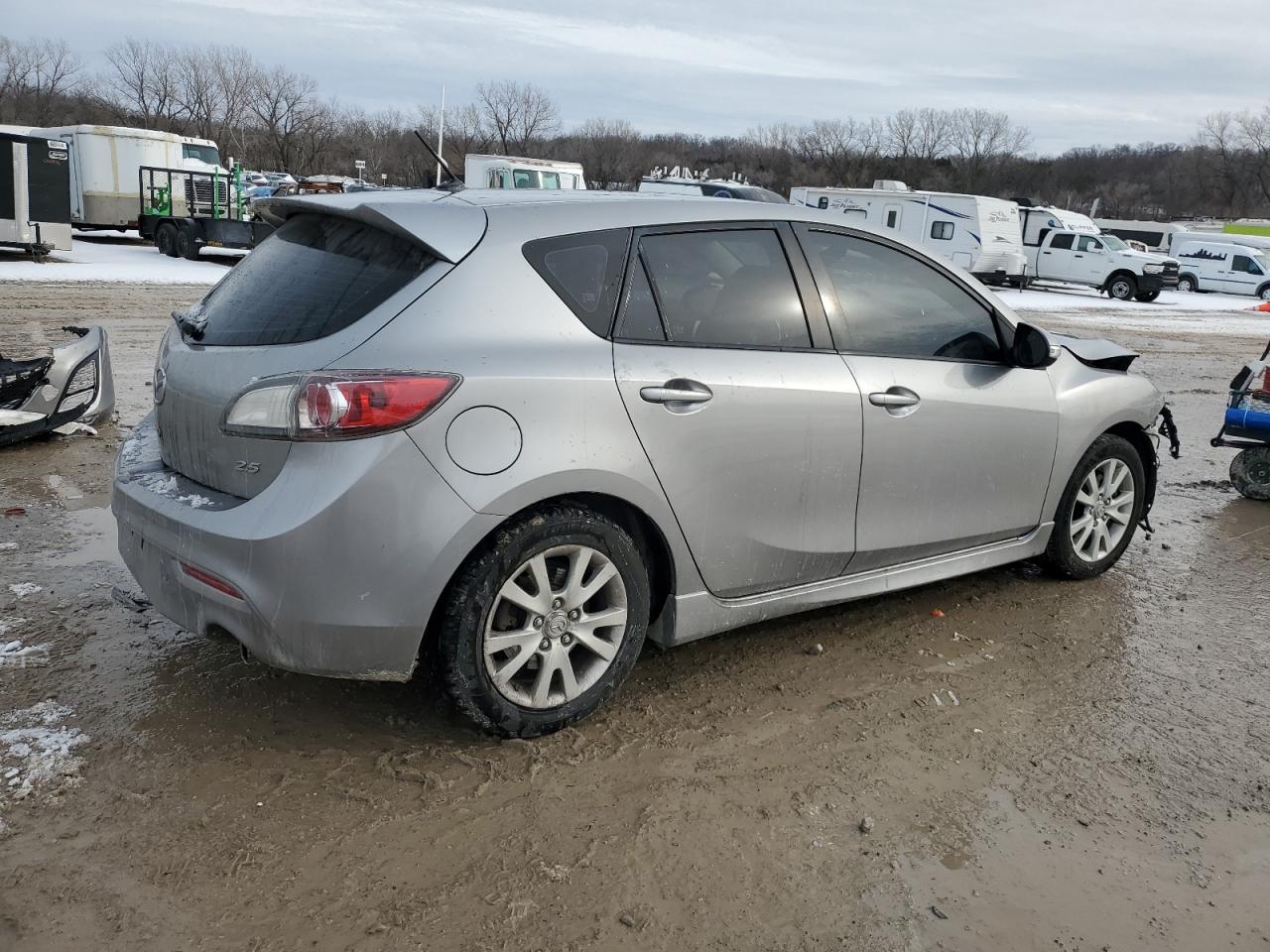 2010 Mazda 3 VIN JM1BL1H54A1162120 Copart auction photo, front end / mechanical damage thumbnail 3