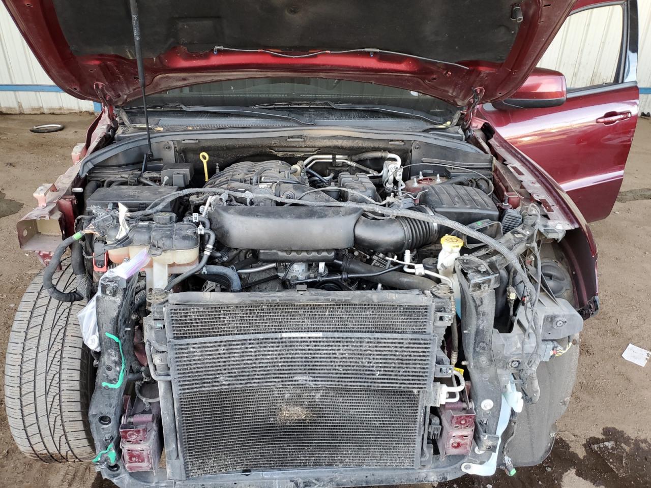 2018 Dodge Durango VIN 1C4RDJAG5JC415991 Copart auction photo, front end damage thumbnail 12