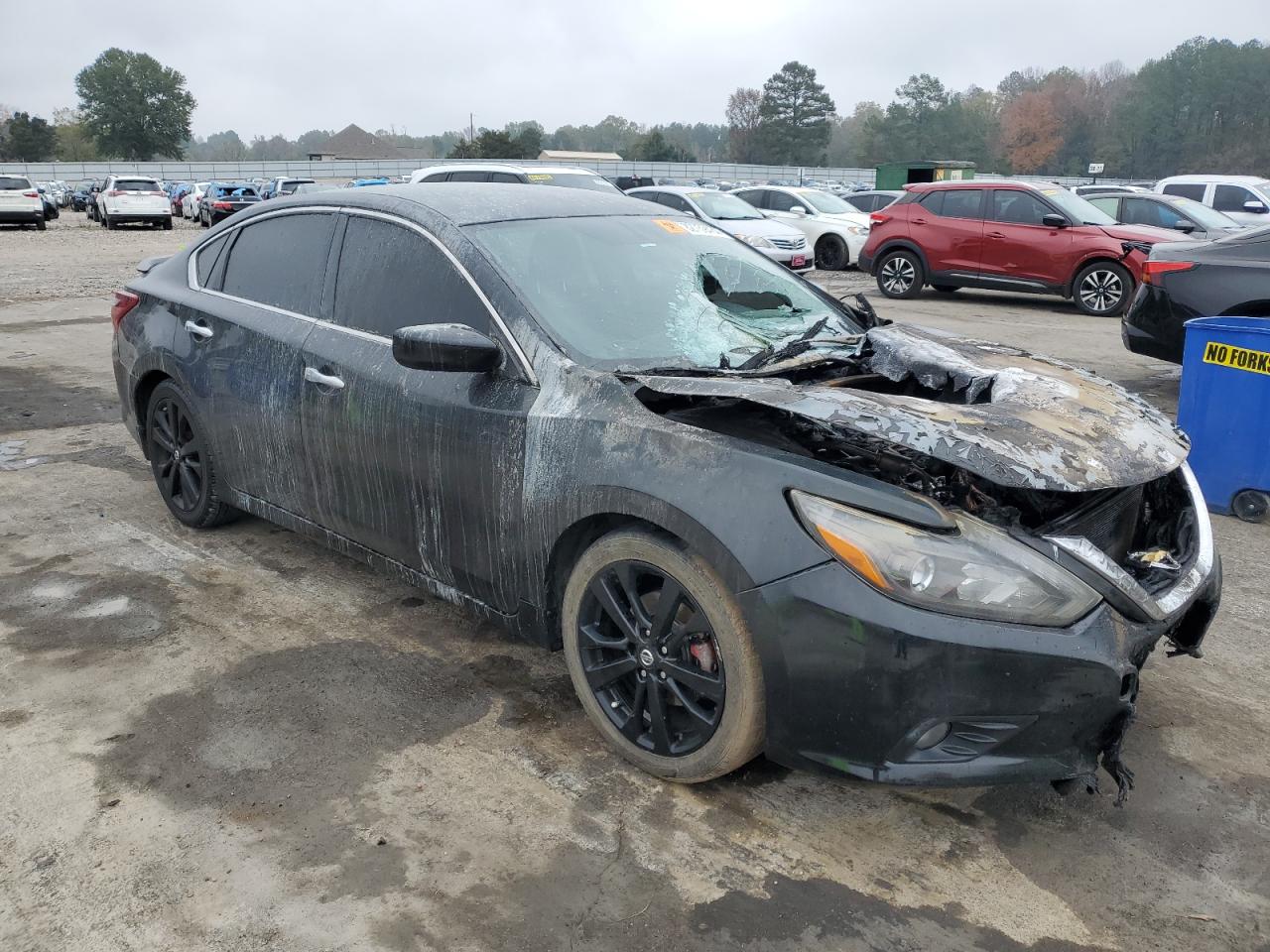 2017 Nissan Altima VIN 1N4AL3AP1HC472197 Copart auction photo, burn damage thumbnail 4