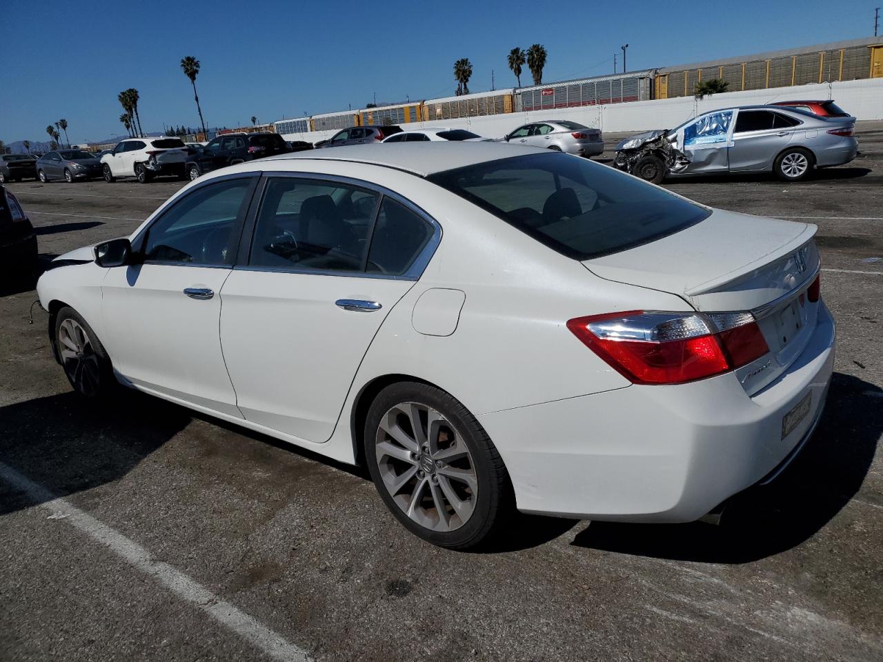 2014 Honda Accord VIN 1HGCR2F51EA086066 Copart auction photo, front end damage thumbnail 2
