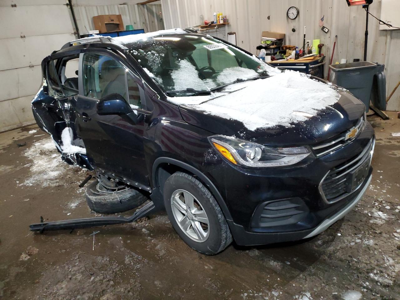 2021 Chevrolet Trax VIN KL7CJPSB2MB313348 Copart auction photo, rear end / side damage thumbnail 4