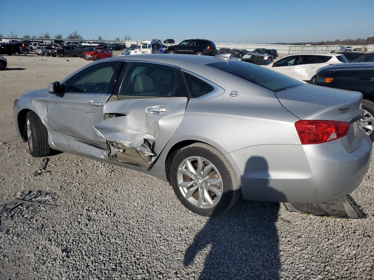 2018 Chevrolet Impala VIN 1G1105SA6JU101392 Copart auction photo, front end / side damage thumbnail 2