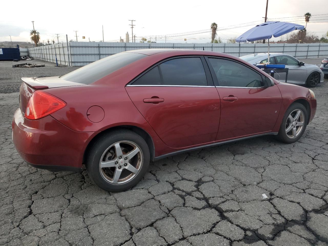 2008 Pontiac G6 VIN 1G2ZG57N384165342 Copart auction photo, burn damage thumbnail 3
