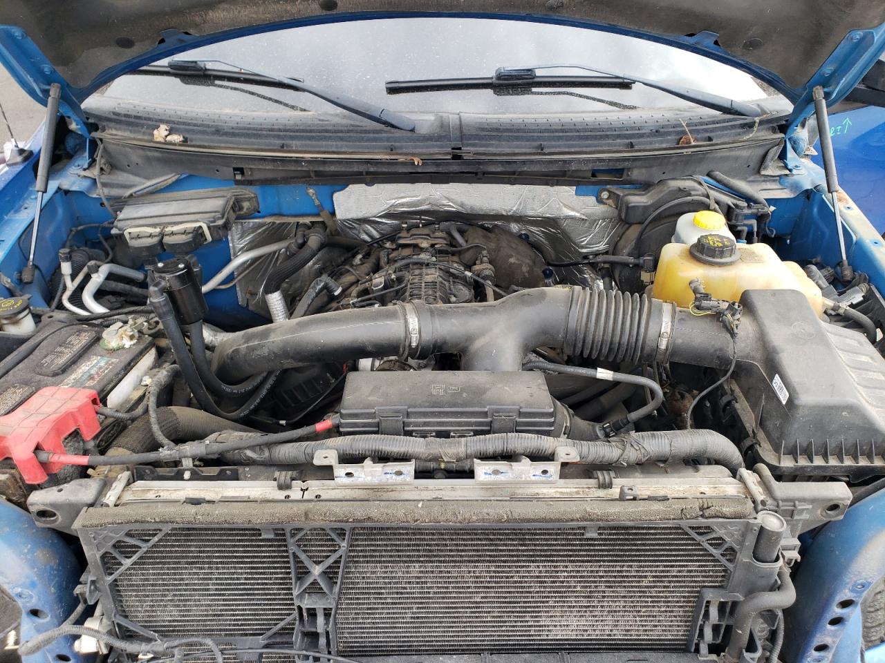 2014 Ford F-150 VIN 1FTFW1ET0EFA10596 Copart auction photo, front end / side damage thumbnail 11