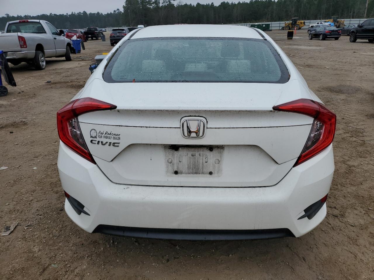 2016 Honda Civic VIN 19XFC2F5XGE068856 Copart auction photo, side damage thumbnail 6