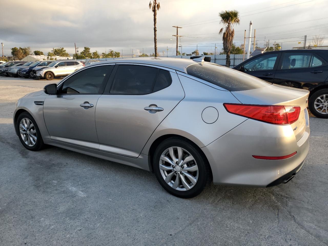 2015 KIA Optima VIN 5XXGM4A78FG451514 Copart auction photo, vandalism damage thumbnail 2
