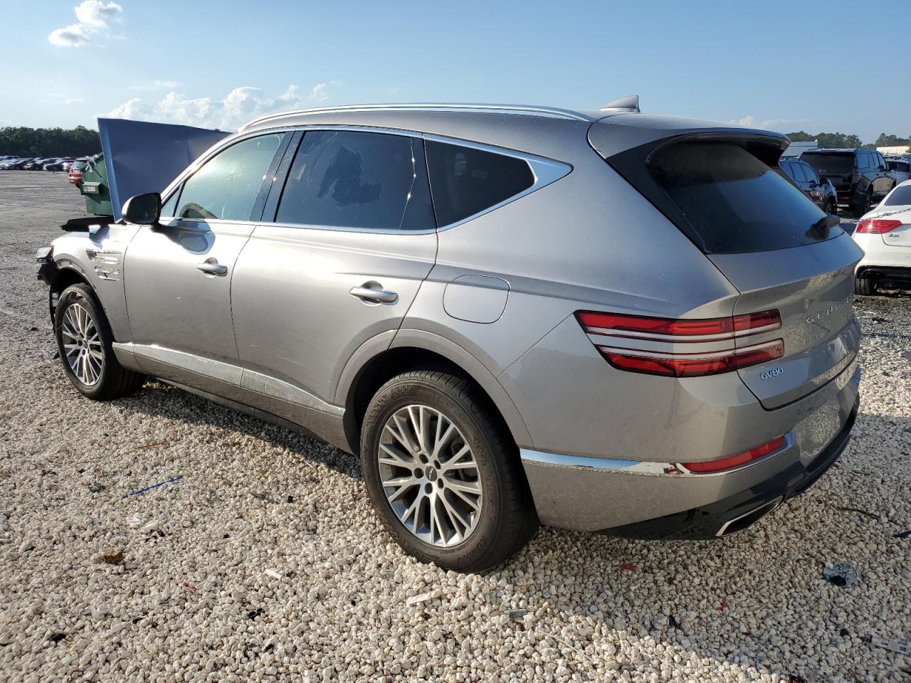 2024 Genesis Gv80 VIN KMUHBDSB1RU166033 Copart auction photo, front end damage thumbnail 2