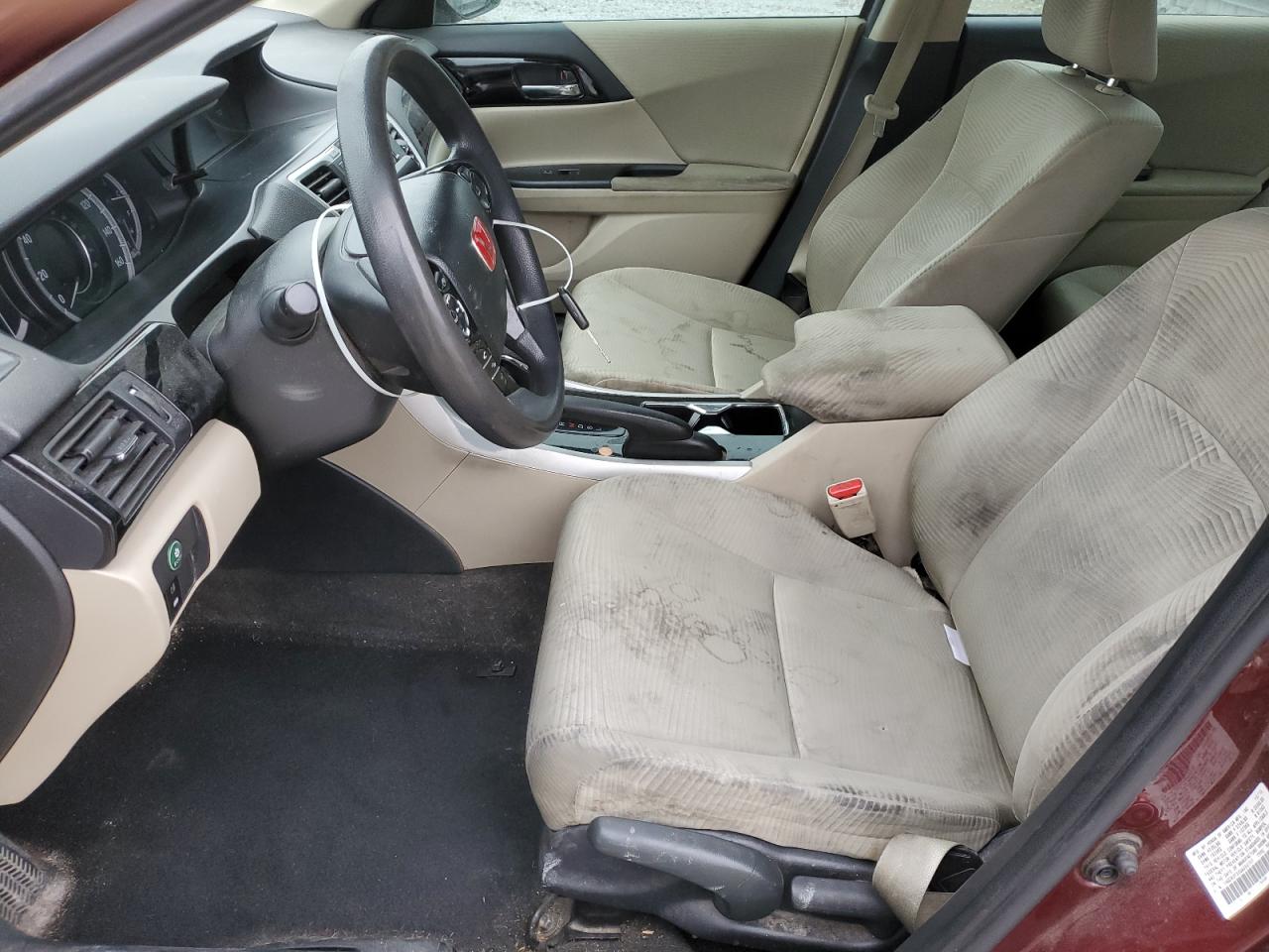 2016 Honda Accord VIN 1HGCR2F35GA050737 Copart auction photo, front end / rear end damage thumbnail 7