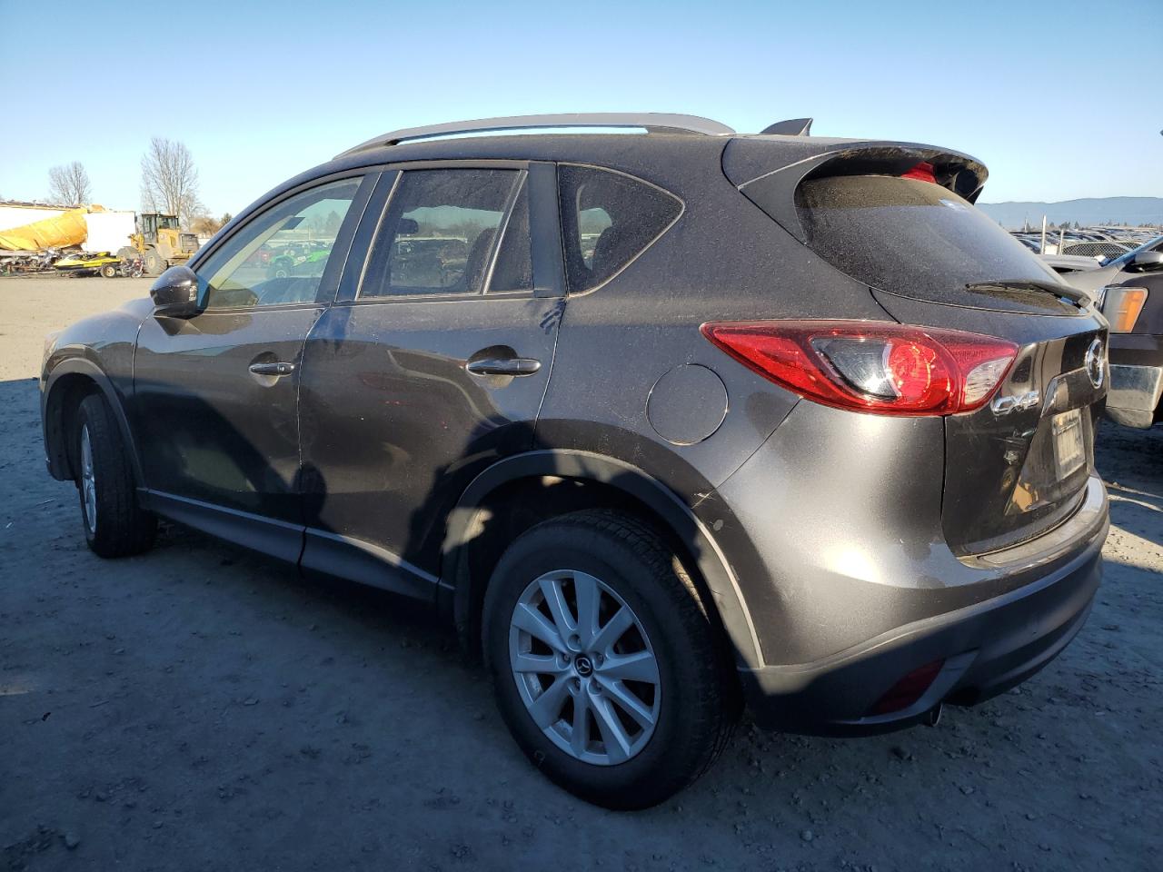 2014 Mazda CX-5 VIN JM3KE2CY1E0387874 Copart auction photo, front end / undercarriage damage thumbnail 2