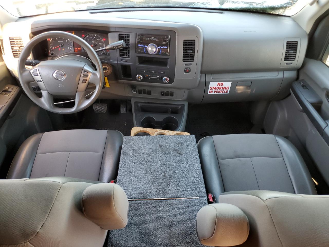 2017 Nissan NV VIN 1N6BF0KMXHN810738 Copart auction photo, front end damage thumbnail 8