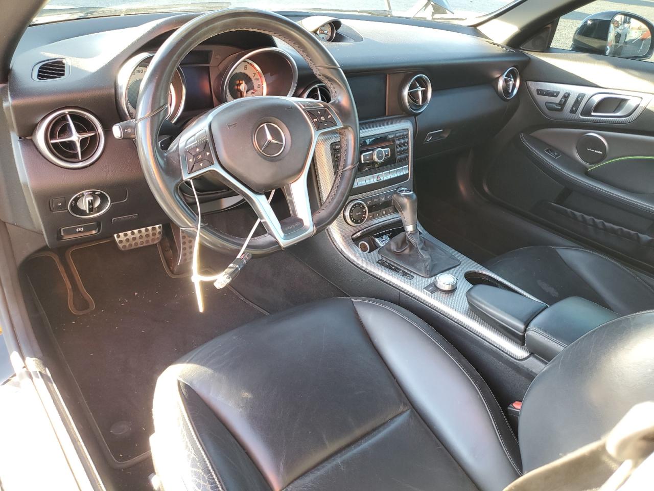 2015 Mercedes-Benz SLK-klasse VIN WDDPK5HA4FF100858 Copart auction photo, front end / side damage thumbnail 8