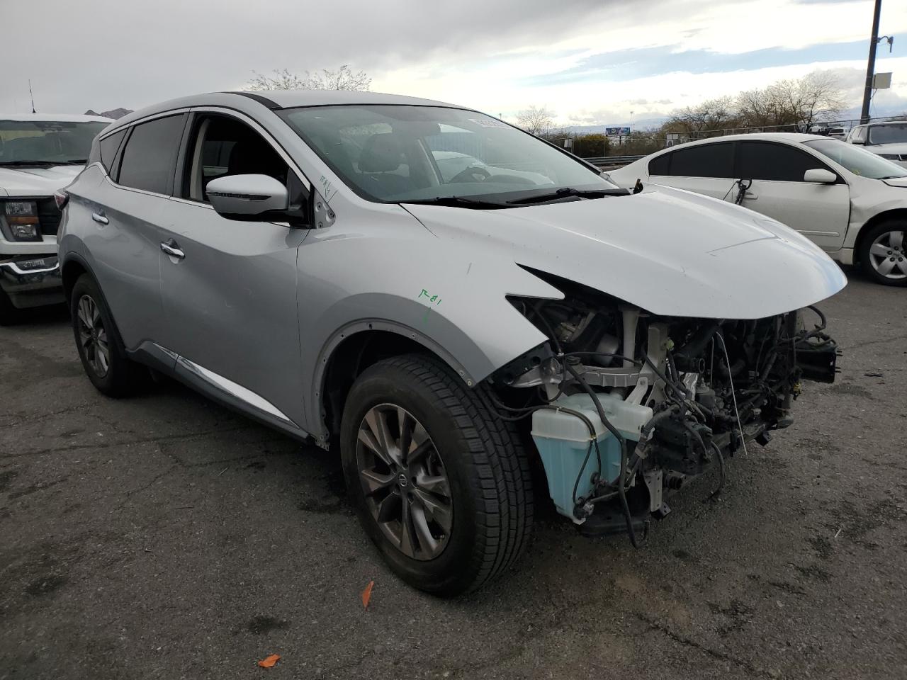 2016 Nissan Murano VIN 5N1AZ2MG9GN108543 Copart auction photo, front end / side damage thumbnail 4