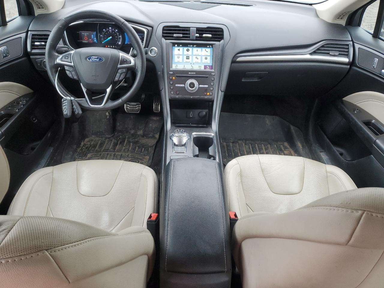 2018 Ford Fusion VIN 3FA6P0RU2JR214152 Copart auction photo, rear end damage thumbnail 8