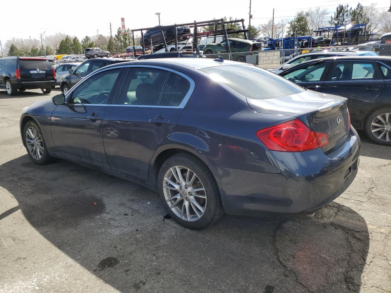2012 Infiniti G VIN JN1CV6AR9CM672511 Copart auction photo, front end damage thumbnail 2