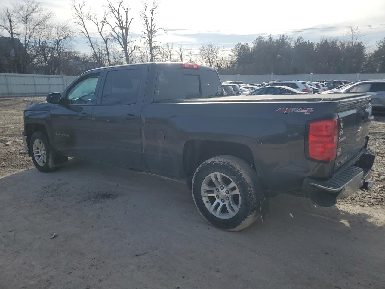 2014 Chevrolet Silverado VIN 3GCUKREC1EG171166 Copart auction photo, rear end damage thumbnail 2