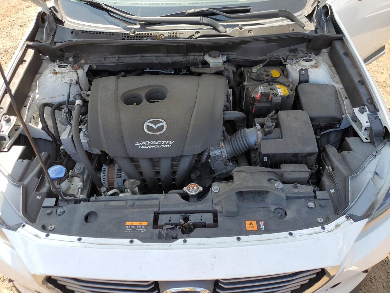 2017 Mazda CX-3 VIN JM1DKFD77H0141102 Copart auction photo, water/flood damage thumbnail 12