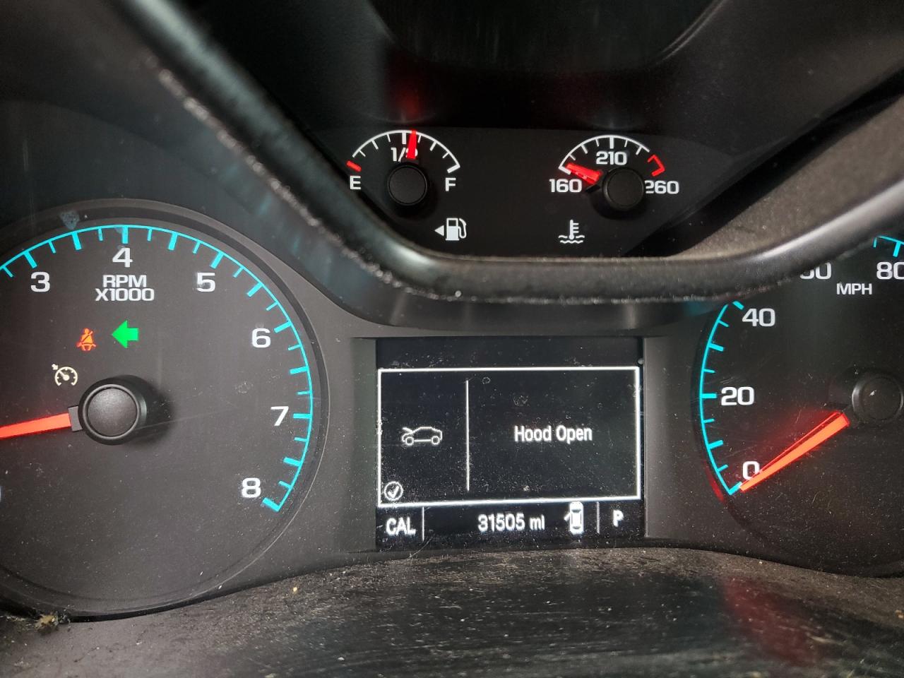 2016 Chevrolet Colorado VIN 1GCGSBE37G1295478 Copart auction photo, front end / top/roof damage thumbnail 9
