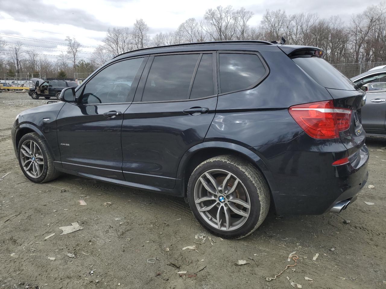 2017 BMW X3 VIN 5UXWX9C59H0T05671 Copart auction photo, front end damage thumbnail 2