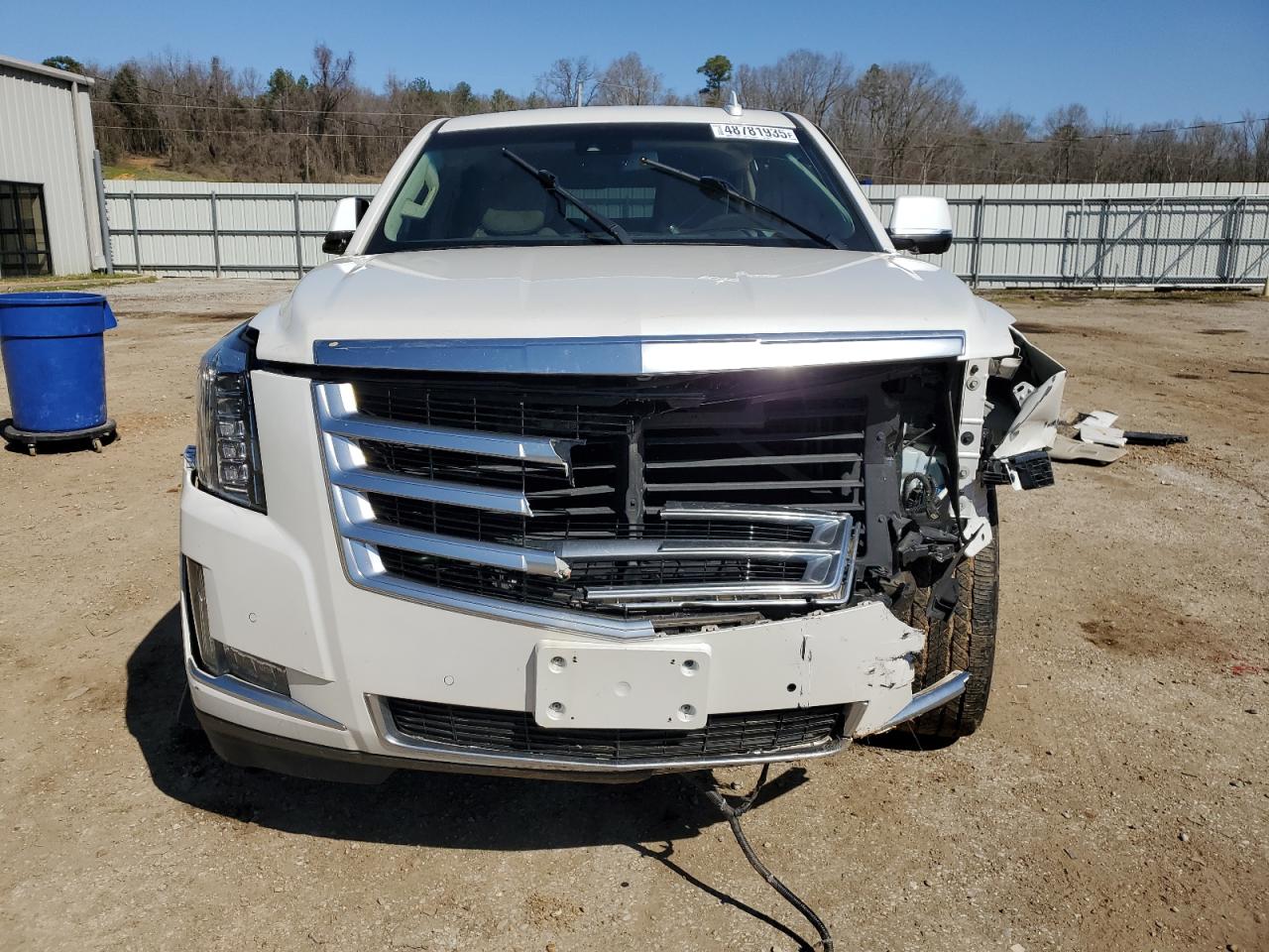 2016 Cadillac Escalade VIN 1GYS4BKJ3GR167807 Copart auction photo, side / front end damage thumbnail 5