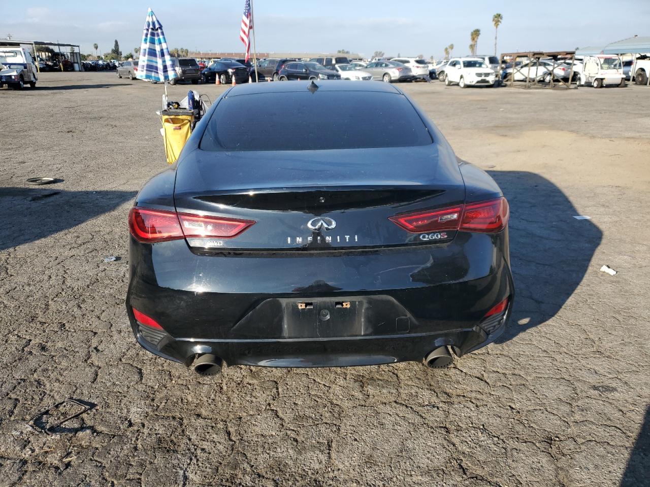 2017 Infiniti Q60 VIN JN1FV7EL1HM700818 Copart auction photo, vandalism / minor dent/scratches damage thumbnail 6